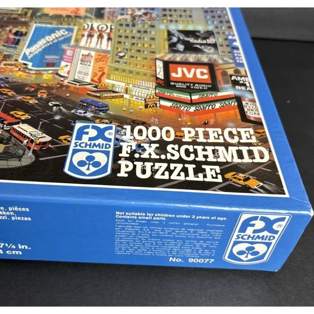 FX Schmid An Evening In Times Square Puzzle 1000 Alexanders World Alexander Chen
